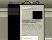 Tablet Screenshot of beth14s.wordpress.com