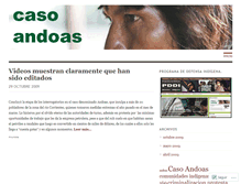 Tablet Screenshot of casoandoas.wordpress.com