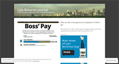 Desktop Screenshot of lalarimando.wordpress.com