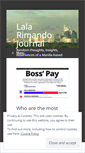 Mobile Screenshot of lalarimando.wordpress.com