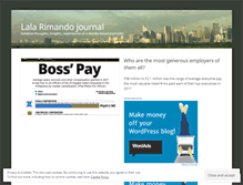 Tablet Screenshot of lalarimando.wordpress.com