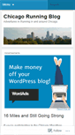 Mobile Screenshot of chicagorunning.wordpress.com