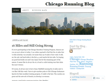 Tablet Screenshot of chicagorunning.wordpress.com