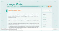 Desktop Screenshot of escaperoute.wordpress.com