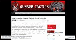 Desktop Screenshot of gunnertactics.wordpress.com