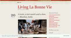 Desktop Screenshot of livinglabonnevie.wordpress.com