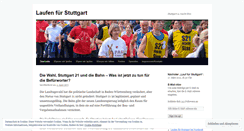 Desktop Screenshot of laufenfuerstuttgart.wordpress.com
