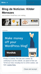 Mobile Screenshot of kildermenezes.wordpress.com