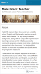 Mobile Screenshot of marcgraci.wordpress.com