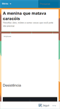 Mobile Screenshot of ameninaquematavacaracois.wordpress.com