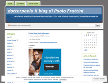 Tablet Screenshot of dottorpaolo.wordpress.com