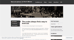 Desktop Screenshot of broniblogles.wordpress.com