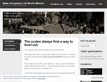 Tablet Screenshot of broniblogles.wordpress.com