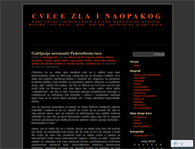 Tablet Screenshot of cvecezla.wordpress.com