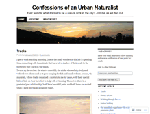 Tablet Screenshot of confessionsofanurbannaturalist.wordpress.com