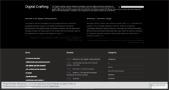 Desktop Screenshot of digitalcrafting.wordpress.com