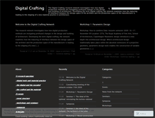 Tablet Screenshot of digitalcrafting.wordpress.com