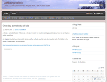 Tablet Screenshot of leftbeingrealistic.wordpress.com