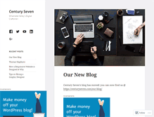 Tablet Screenshot of centuryseven.wordpress.com
