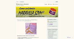 Desktop Screenshot of cremamaravilla.wordpress.com