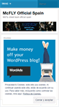 Mobile Screenshot of mcflyofficialspain.wordpress.com