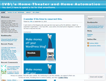 Tablet Screenshot of homeautomation.wordpress.com