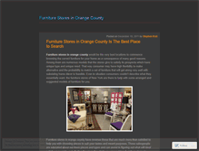 Tablet Screenshot of furniturestoresinorangecounty.wordpress.com