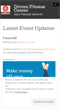 Mobile Screenshot of driventraining.wordpress.com