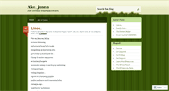 Desktop Screenshot of akojuana.wordpress.com