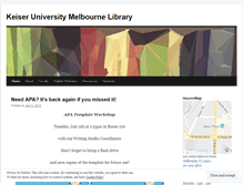 Tablet Screenshot of keiserlib.wordpress.com
