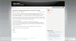 Desktop Screenshot of etldeveloper.wordpress.com