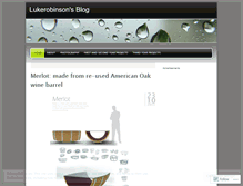 Tablet Screenshot of lukerobinson.wordpress.com