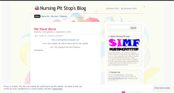 Desktop Screenshot of nursingpitstop.wordpress.com