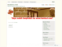 Tablet Screenshot of hamizul.wordpress.com