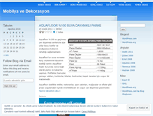 Tablet Screenshot of mobilyadekorasyon.wordpress.com