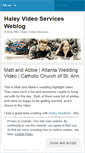 Mobile Screenshot of haleyvideo.wordpress.com