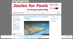 Desktop Screenshot of joulesforfools.wordpress.com