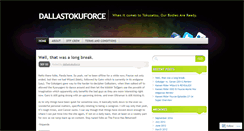 Desktop Screenshot of dallastokuforce.wordpress.com