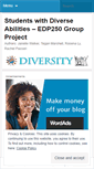 Mobile Screenshot of diverseabilities.wordpress.com