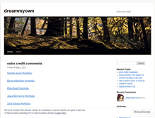 Tablet Screenshot of dreammyown.wordpress.com