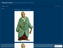 Tablet Screenshot of georgediver.wordpress.com