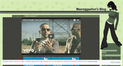 Desktop Screenshot of masreggaeton.wordpress.com