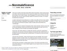 Tablet Screenshot of nonmaleficence.wordpress.com