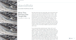 Desktop Screenshot of davidfolz.wordpress.com