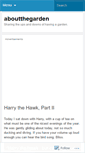 Mobile Screenshot of aboutthegarden.wordpress.com