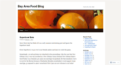 Desktop Screenshot of bayareafoodblog.wordpress.com