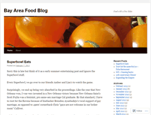 Tablet Screenshot of bayareafoodblog.wordpress.com