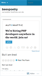 Mobile Screenshot of beespoetry.wordpress.com
