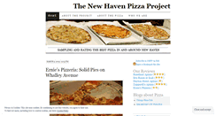 Desktop Screenshot of newhavenpizzaproject.wordpress.com