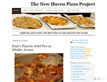 Tablet Screenshot of newhavenpizzaproject.wordpress.com